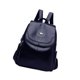 thumbnail image 4 of Mochila para mujer de piel sintética, ligera, moderna, con parte superior para portátil Azul, 4 of 9