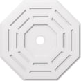thumbnail image 1 of Ekena Millwork CMP28WN-03000 28 Po OD x 3 Po ID Carré Westin Architectural Grade PVC Contemporain Médaillon de Plafond, 1 of 1