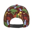 thumbnail image 6 of Naloa Original Classic Low Profile Hat Men Women Baseball Cap Dad Hat Adjustable Unconstructed Frogs and Mushrooms Print Cap, 6 of 9