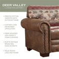 thumbnail image 3 of Afuera Living Contemporary Arm Chair with Matching Ottoman in Brown, 3 of 10