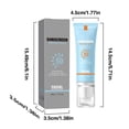 thumbnail image 1 of Protector solar blanqueador SPF50+ para piel con melanina Protector solar hidratante natural para rostro y cuerpo Ingredientes naturales Todo tipo de piel Bloquea los rayos UV 50 ml, 1 of 2