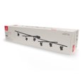 thumbnail image 3 of Globe Electric 6-Light Foldable Matte Black LED Integrated Track Light with Center Swivel Bars, Minimal Style, 3 of 9