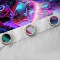 thumbnail image 4 of Manfei Gamer Gaming Blackout Curtains Set of 2 (52x84 Each),Modern Gamepad Window Curtains,Soccer Sport Curtains and Drapes For Teens,Breathable Home Decor, 4 of 6