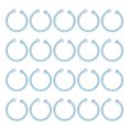 thumbnail image 4 of 40 Pcs Anneaux de Reliure Multifonctions Multiples Couleurs Trou Rond Feuille en Vrac Papier Anneaux Simplesbleu, 4 of 8