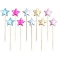 thumbnail image 6 of LABSERRON Birthday Star Cake Picks 50Pcs Fashion Bamboo Cupcake Toppers for Cake Decorating, 6 of 8