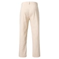 thumbnail image 6 of Kureaily Male Casual Business Solid Slim Pants Zipper Fly Pocket Cropped Pencil Pant Trousers, 6 of 6