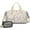 Beige Origami Dinosaurs-1, variant on Women Men Gym Bag,Beige Dinosaurs Volcanoes Pattern Small Duffle Bag Spend the Night Bags for Women with Shoes Compartment Washbag,Detachable Shoulder Strap,19.7x8.3x11 Inches