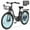 Black, variant on Lilypelle Electric Bike for Women Adults, 700W Motor 20MPH, 50 Miles Electric Cruiser Bike with 36V 10.4Ah Battery, 7-Speed Electric Bicycle, 26" Tires and Front Fork Suspension,UL2849