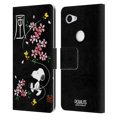 thumbnail image 1 of Head Case Designs Officially Licensed Peanuts Oriental Snoopy Cherry Blossoms Leather Book Wallet Case Cover Compatible with Google Pixel 3a, 1 of 6