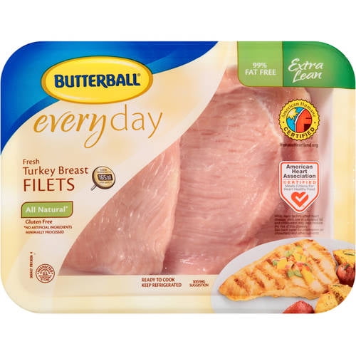 Butterball Everyday Fresh Extra Lean Turkey Breast Fillets, 1.01.86 lb