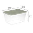 thumbnail image 2 of Sterilite Boîte de Rangement 55L – Vert, 2 of 5