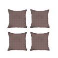 thumbnail image 2 of Set of 4 Red Houndstooth Pillow Covers, 2 of 4