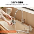 thumbnail image 4 of VEVOR Baby Food Maker, 500W Baby Food Processor with 300 ml Glass Bowl, SUS304 Stainless Steel 4-Blade Baby Food Puree Blender Steamer Grinder for Food, Fruit, Vegetable, Meat, 4 of 9