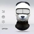 thumbnail image 4 of Visage d'Animal de Ski 3D avec Oreilles pour Festivals de Musique Raves Ski Fête d'Halloween Activités Extérieures, 4 of 4
