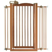Richell USA 94194 Tall One-Touch Pet Gate - Brown