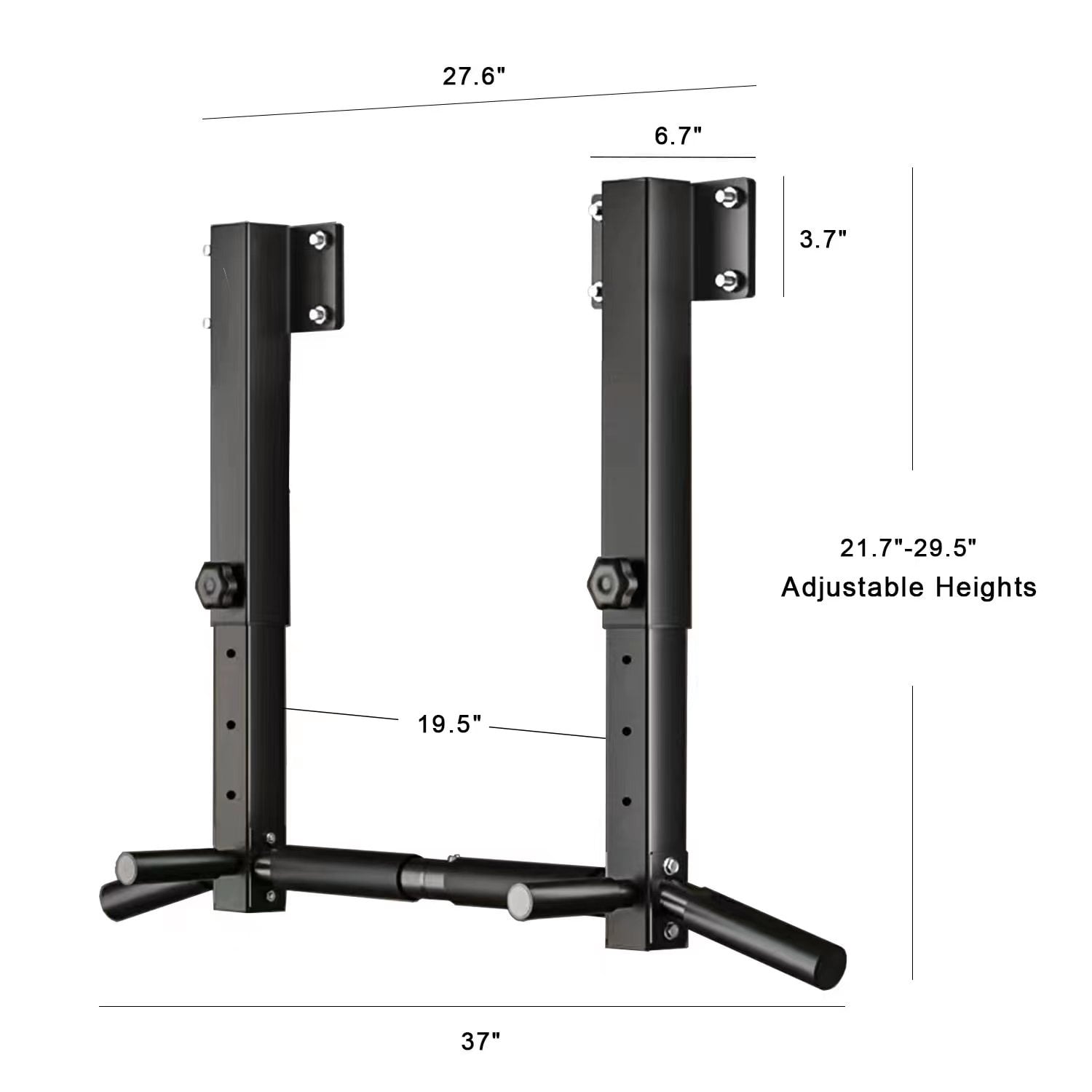 Wall Joist Mount Pull Up Bar, Beam Mounted Chin Up Bar for Home Gym