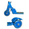 Wadan 3 Wheels Foldable Steel Iron Kick Scooter equipped with LED Light