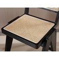 thumbnail image 6 of Dayalane 26" Rattan Counter Height Bar Stools Set of 2, French Bar Stools with Cane Back, Wooden Farmhouse Kitchen Chairs Counter Stools with Footrest for Kitchen Island Bistro Bar, Beige, 6 of 8