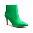 thumbnail image 1 of BLISSFUL STEP Bottines à Talons Aiguilles Hauts à Bout Pointu pour Femmes Vert 6, 1 of 4