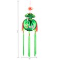 thumbnail image 2 of drdong-Handmade Silk Ribbon Sachet, Palace Lantern, Embroidery Art Craft for Home Decoration-Small and Green, 2 of 6