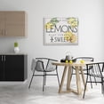 thumbnail image 2 of Stupell Industries Life Gives Lemons Bold Citrus Fruit Border Sign Graphic Art Gallery Wrapped Canvas Print Wall Art, Design by Daphne Polselli, 2 of 7