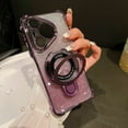 thumbnail image 2 of Convient pour Huawei mate60PRO Étui de Téléphone Portable Support Magnétique Électroplaqué Coussin Gonflable Anti-Chute P70 Étui Rigide Pailletée Nouveau Modèle, 2 of 5