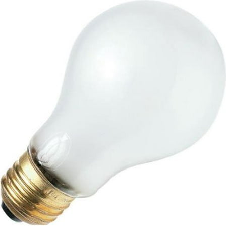 Industrial Performance 50A19, 50 Watt, 30 Volts, A19 Glass Size, 2500 Hour Life, Medium Screw (E26) Base, Frosted Light Bulb (1 Bulb)