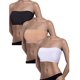 thumbnail image 1 of Sujetador Bandeau de 3 piezas para mujer, sujetador acolchado sin tirantes, sujetador suave, sujetador superior de tubo Bandeau sin costuras, varios tamaños (negro, blanco y color nude, Xemadio YZY192-6, 1 of 5