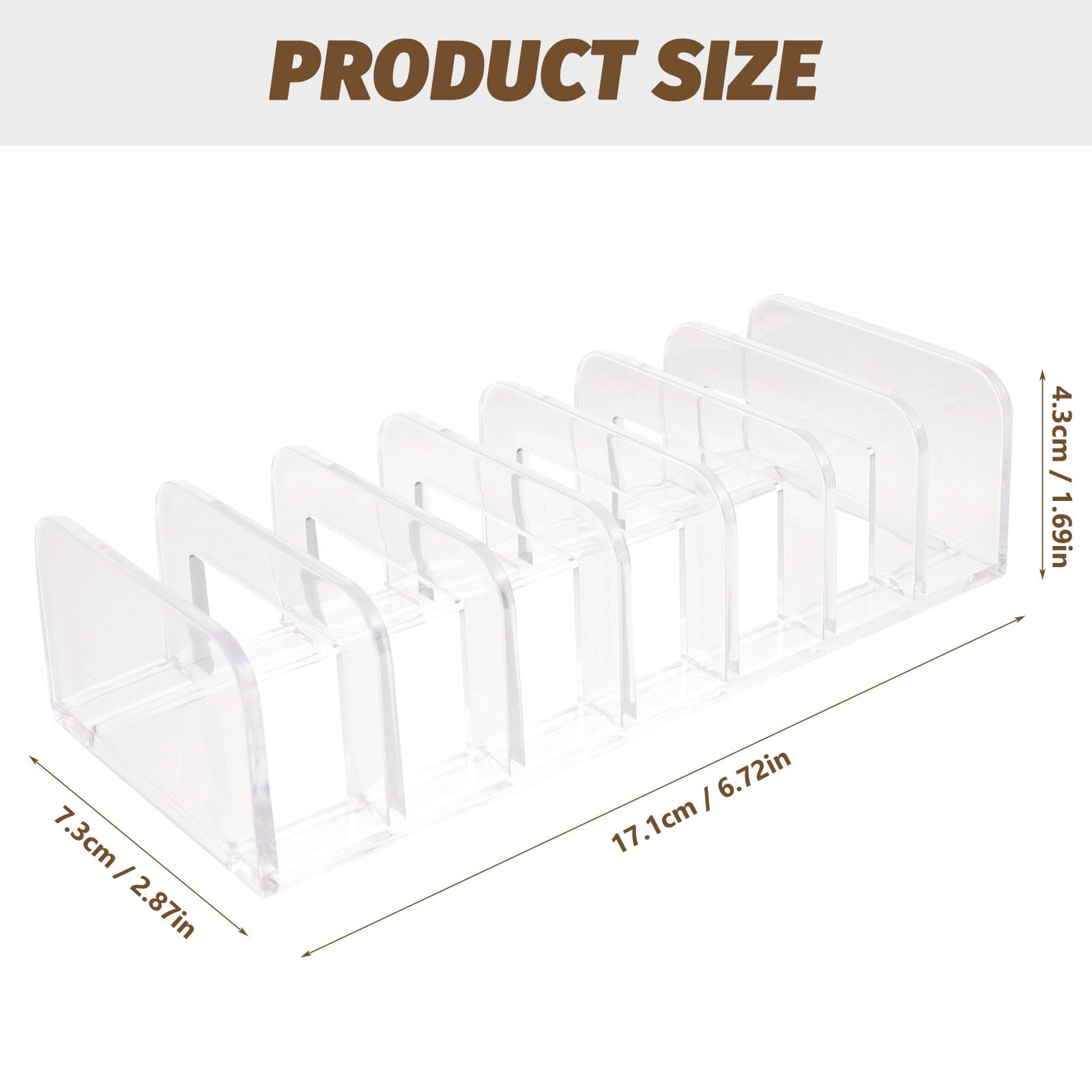 Makeup Palettes Holder Desktop Eyeshadow Palettes Organizer Transparent