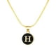 thumbnail image 1 of 26 Collar Inicial Forma Redonda 26 Alfabeto Cadena Collar A Z 26 Alfabeto Inicial Collares de Oro para Mujeres Niñas, 1 of 2