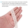 thumbnail image 4 of Uxcell Lace Trim Ribbon 10 Yards 0.59 Inch Cotton Elastic Trim for Craft,Gift Wrappers,Headbands,Beige Style 21, 4 of 5