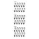 thumbnail image 4 of Monstrate 10pcs Clips de tubería de agua Mangueras de tubería de combustible ajustables Abrazaderas de tubería de aire de acero inoxidable 304, 10-16 mm 10-16 mm 3piezas Monstrate CBP179380, 4 of 6