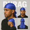 thumbnail image 4 of 2PCS Wave Caps for Men, Compression Cap over Durags, 4 of 8