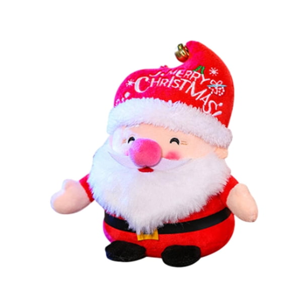 Figura de Papá Noel, muñeco de Papá Noel de juguete para Navidad, figura de Papá Noel de pie para 20 centímetros