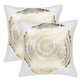 thumbnail image 1 of Unique Bargains 2-Pcak Decorative Throw Pillow Case Cover 18" x 18" Pattern #12, 1 of 7
