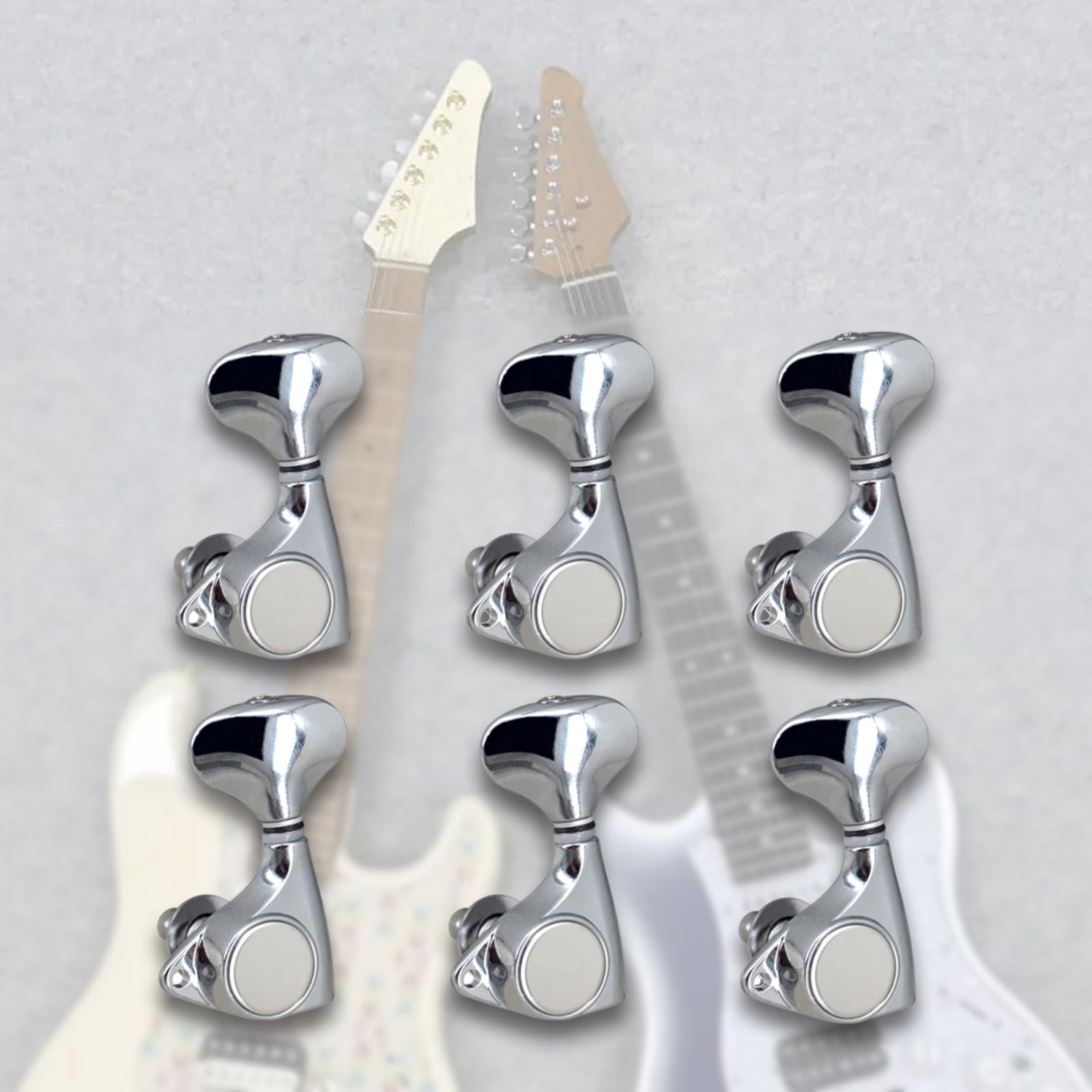 QccHieUs 6 Pieces Guitar String Tuning Pegs Tuners Set 1: Install Lightweight Replacement