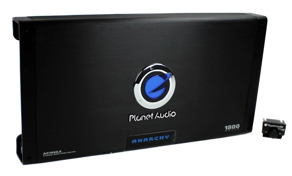 AUDIO AC1800.5 1800W 5 Channel Car Amplifier Power Amp + Remote