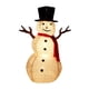 thumbnail image 5 of Navidad adorno de luz centros de mesa escultura figurita suministros accesorios para fotos accesorios luminosos para fiesta Halloween BLESIY Figura de luz de muñeco de nieve, 5 of 8