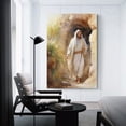 thumbnail image 3 of Jesus Christ Resurrection Wall Art - He Is Risen Poster - Easter Bible Watercolor Canvas Print Posters Art Print Wall Photo Paint Poster Hanging Picture Family Bedroom Decor Gift 20x30inch(50x75cm), 3 of 6