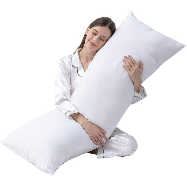 Almohada corporal DOWNCOOL, grande, 20 x 54 pulgadas, para dormir de lado