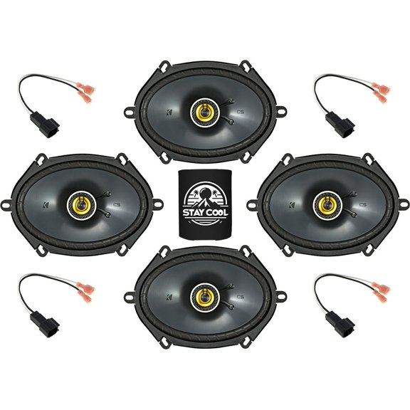Altavoz KICKER serie CS de 6 x 8 pulgadas para Ford Mustang 2005-2014, paquete de 4