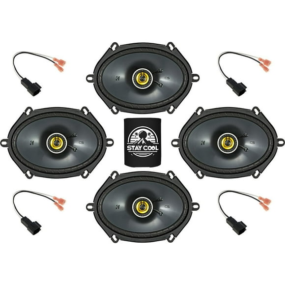 Altavoz KICKER serie CS de 6 x 8 pulgadas para Ford Mustang 2005-2014, paquete de 4