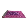 thumbnail image 2 of Ahgly Company Indoor Square Oriental Pink Industrial Area Rugs, 4' Square, 2 of 4
