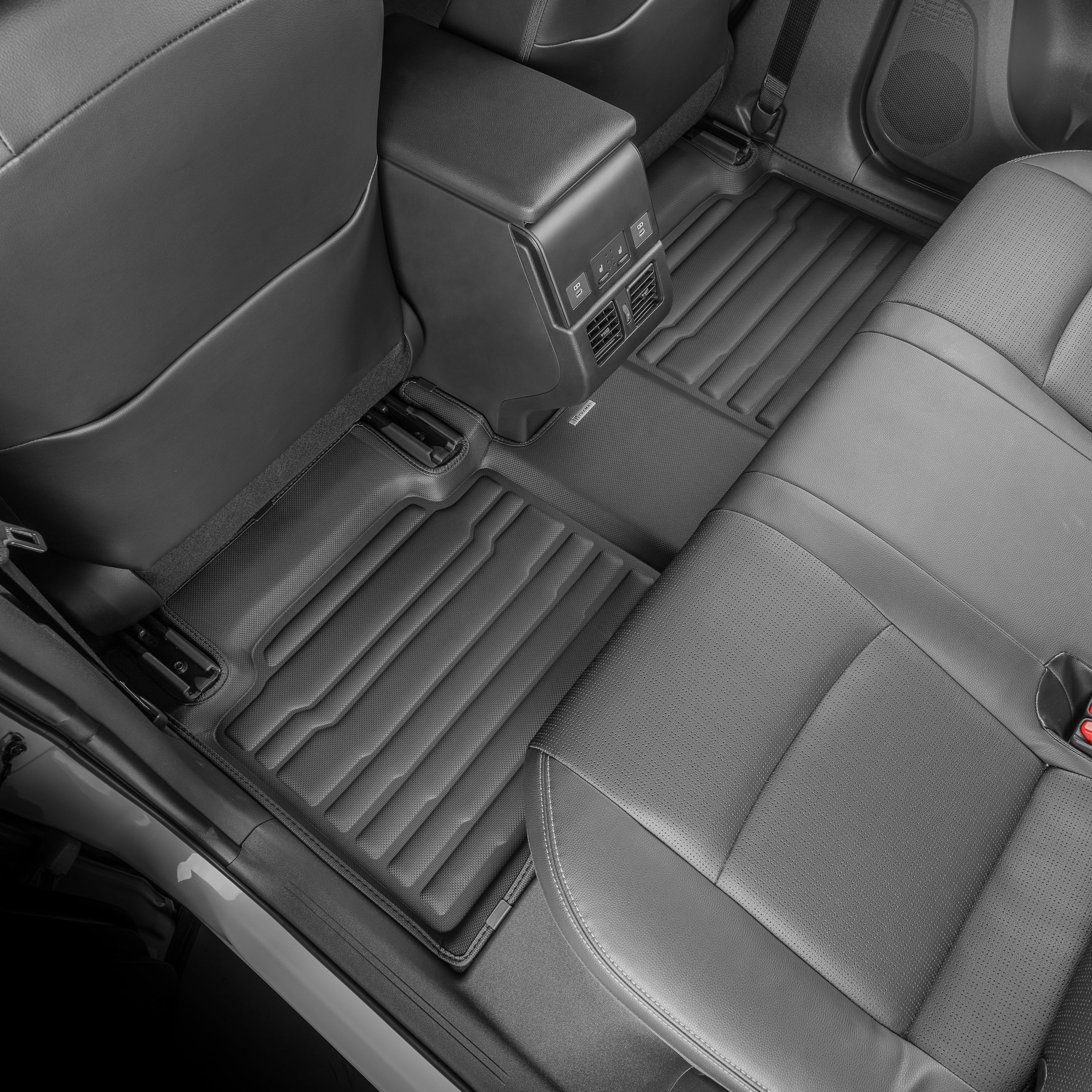 TuxMat Custom Floor Mats For Toyota BZ4X (2023-2026) - Max Coverage All-Weather Liners, 1st & 2nd Row Set
