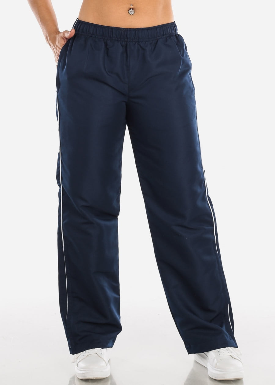 womens track pants with zipper legs