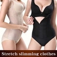 thumbnail image 1 of Ropa moldeadora de seis pechos Corsé reductor de abdomen y pecho para mujer Chaleco moldeador de talla grande con base de cintura de plástico, 1 of 4
