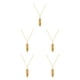 thumbnail image 1 of Qarigey Collar de cadena Joyería estética ajustable Estilo bohemio Gargantillas con flecos Collares colgantes de metal diario Mujeres Oro Type2 NO2, 1 of 6