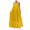 Yellow, variant on Homenesgenics Black Womens Dresses Plus Size Women Fashion Casual Solid Strap Dress Pocket Loose Backless Big Dress Gifts for Women