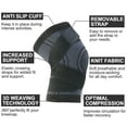thumbnail image 3 of Knee Brace Support Men Women Knee Brace Sleeve Patella Support Stabilizer Compression Fit Support for Joint Pain and Arthritis Relief, 3 of 10