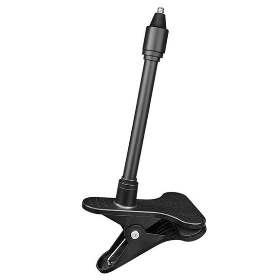 Universal No Punching Clip Mount Webcam Stand Attaches to Crib for Baby Monitor Home Flexible Twist Mounting Bracket A